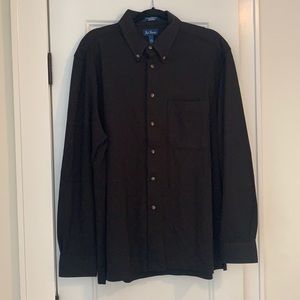 Paul Fredrick 100% Cotton Knit Button Down Shirt